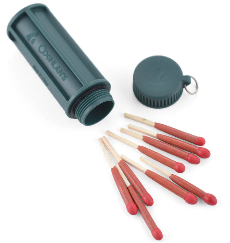 Match box waterproof w/strike pad holds 25 matches (matches not included) - Additional View