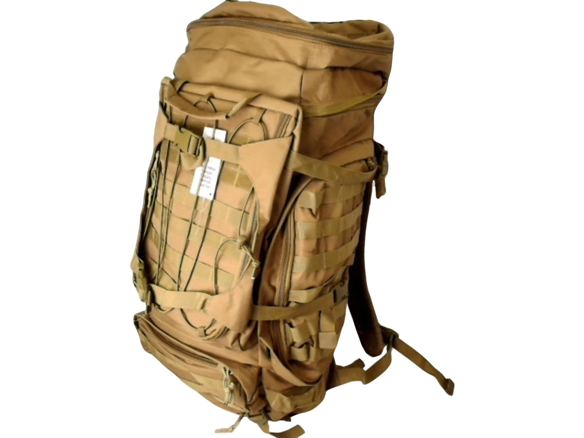 Internal Frame Pack 85L Coyote Mil-Spex 29"x16"x13" Backpack