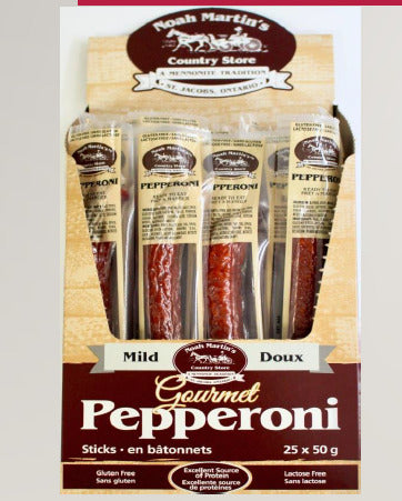 Pepperoni - Mild Single 50g - Heidelberg Foods Ltd. Made in Canada
