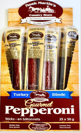 Pepperoni - Turkey Singles 50g - Heidelberg Foods Ltd. Made in Canada