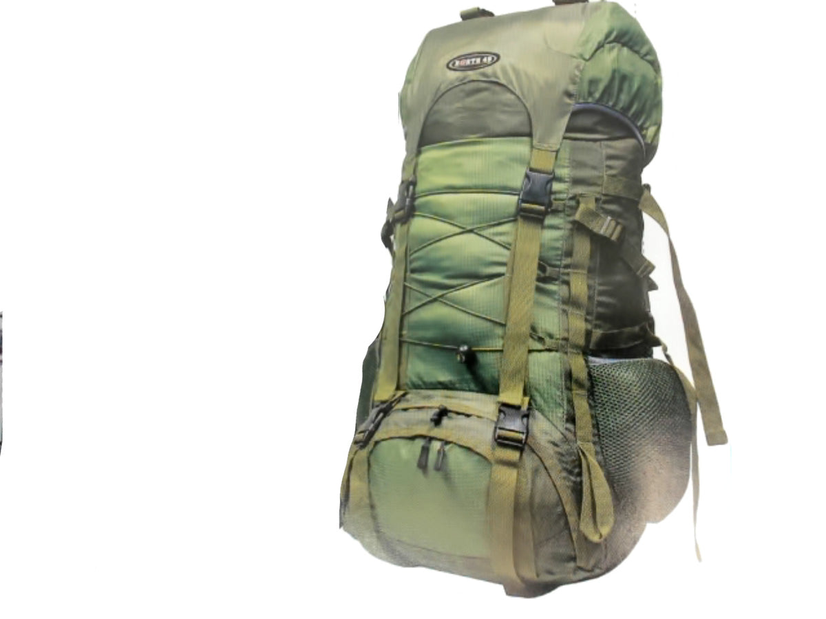 Sonic 50 Hiking Pack 50L Army 26"x12"x9" North 49 Backpack