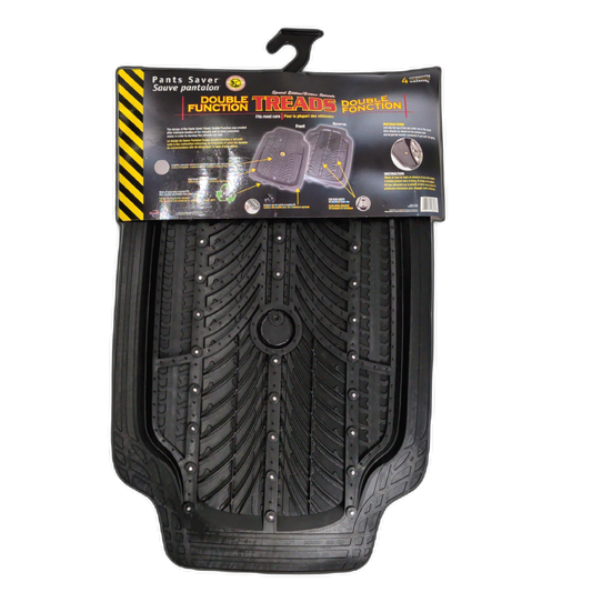 Car Mat 4 Season Black Pants Saver Double Function Treads