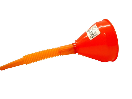 PE Plastic Flex Oil Funnel w/SS Mesh Wide Mouth Flexible Extension Ass't Colours Prograde