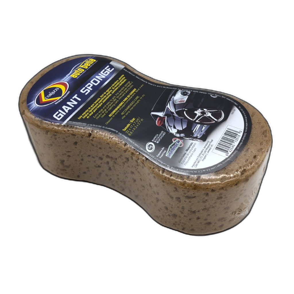 Giant Sponge 8.6" x 4.3" x 2.7" Corazzi Auto Bella - Additional View