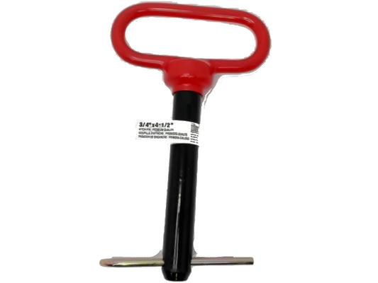 Hitch Pin 3/4" X 4-1/2" Red Vinyl Handle Mibro Kingchain