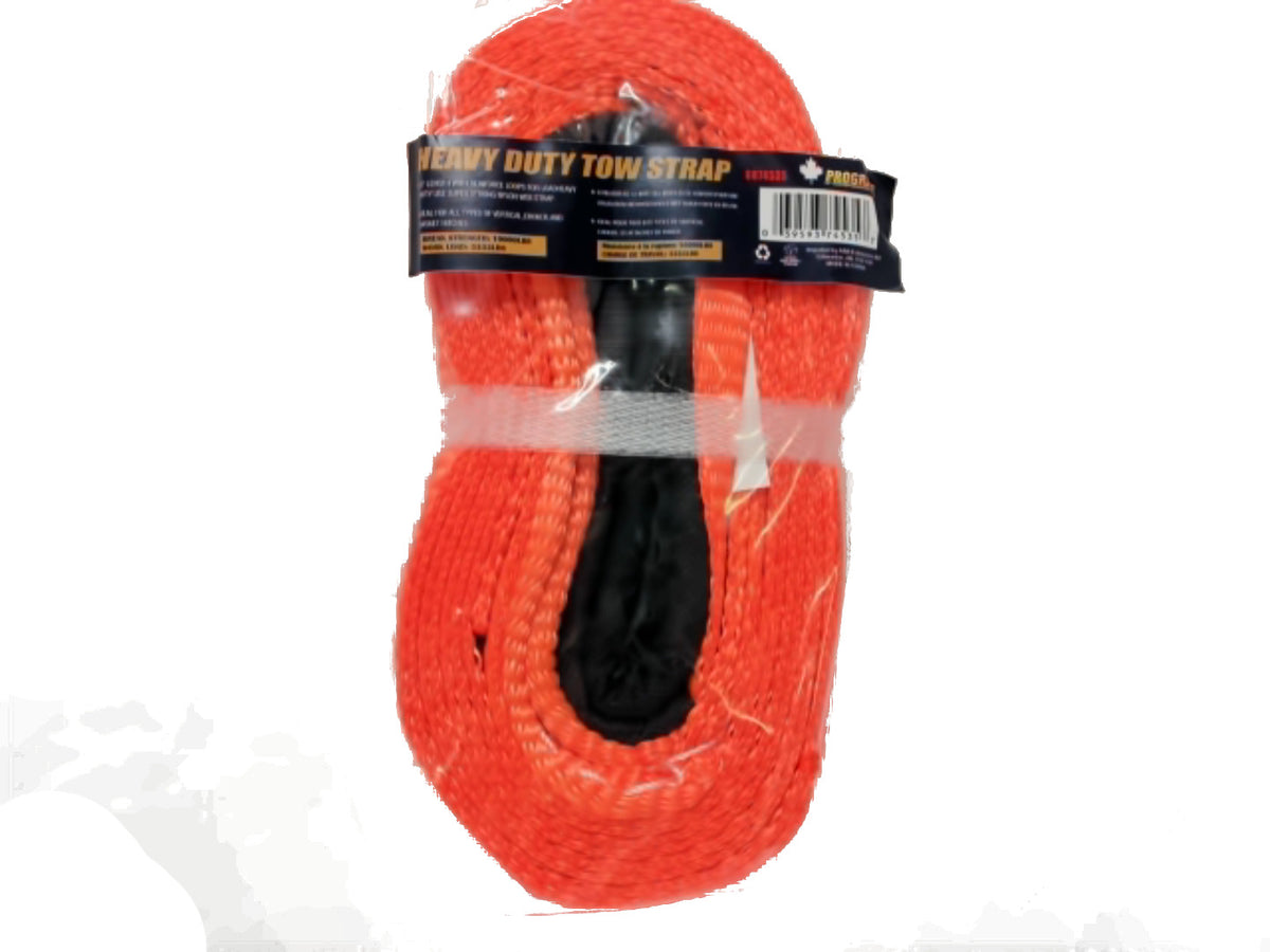 Tow Strap 12' Heavy Duty 10,000lbs Load Prograde