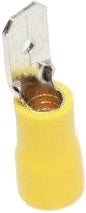 Quick Disconnect-M 12-10AWG 25pk .250 Yellow Terminal Tuf Pug