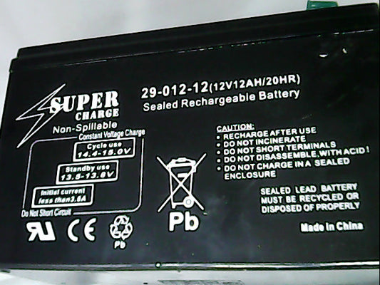 12V 12AH BATTERY