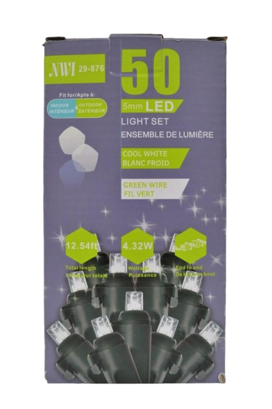 50lt Led Light Clear Bulb In/outdoor 12.54ft Length