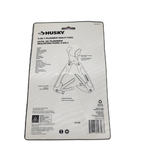 9 In 1 Plumber Multi-tool Husky - Additional View