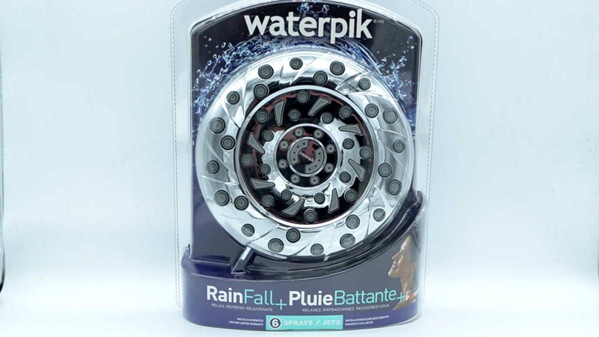 Shower Head Waterpik Rainfall+ 6 Sprays w/Powerpulse - Additional View
