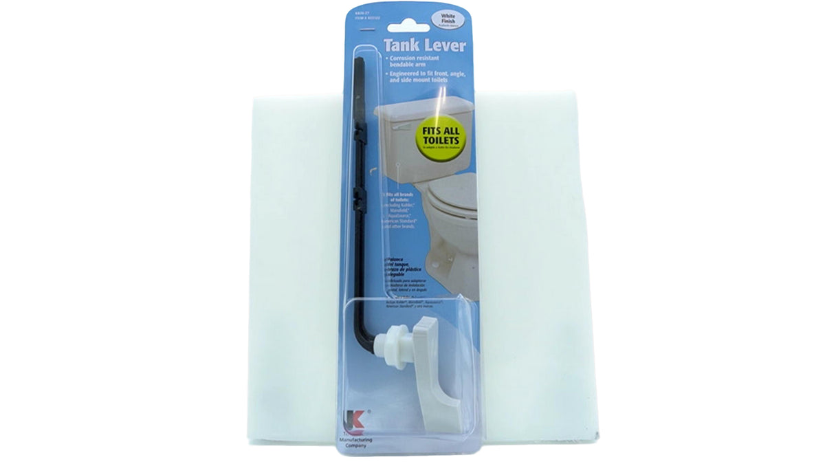 Tank Lever White Fits All Toilets