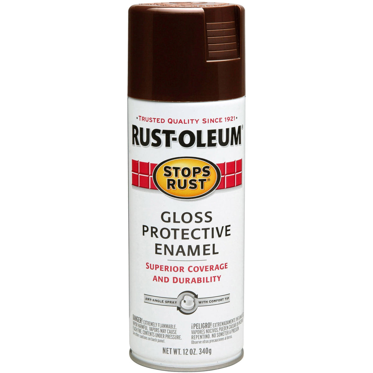 Rust-oleum Spray Paint Gloss Kona Brown 340g. - Additional View