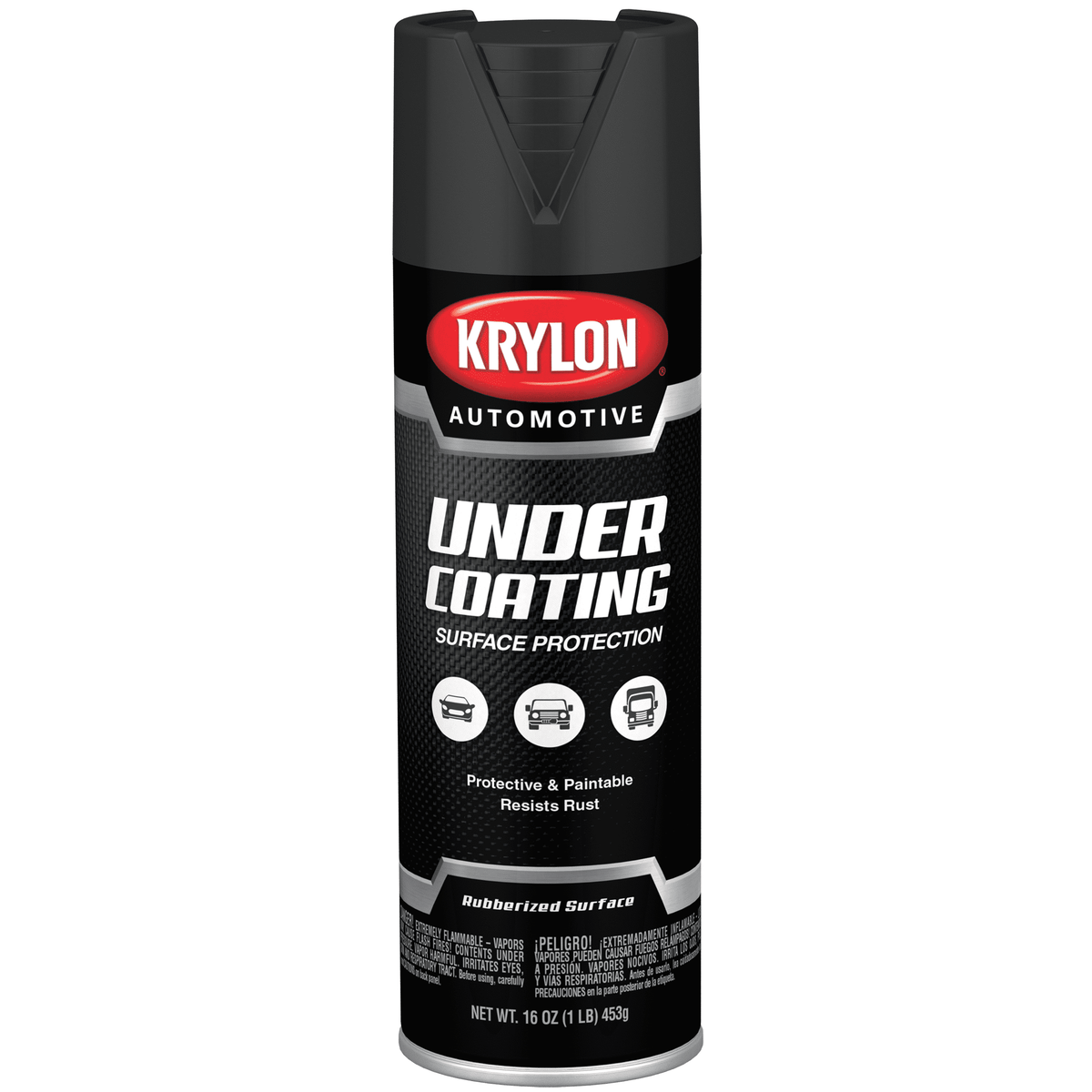 Automotive Under Coating Rubberized Surface Black 453g. Krylon (Need Labels) - Additional View
