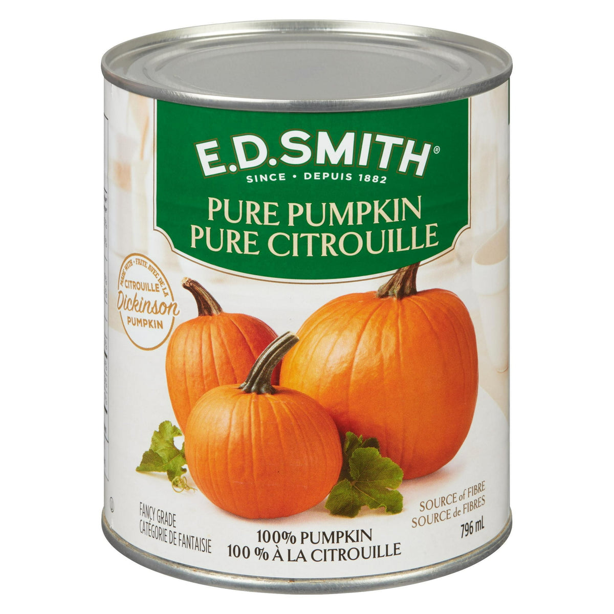 E.D. Smith Pure Pumpkin 796mL Can Fancy Grade