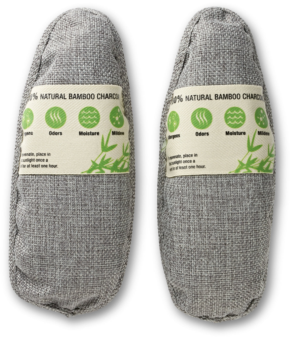 Shoe Deodorizers Bamboo Charcoal 2pk. Sof Shoe Care - Additional View