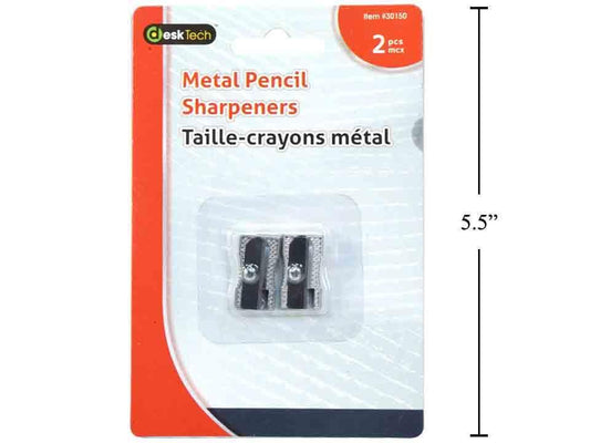 Taille-crayon métal – Lot de 2