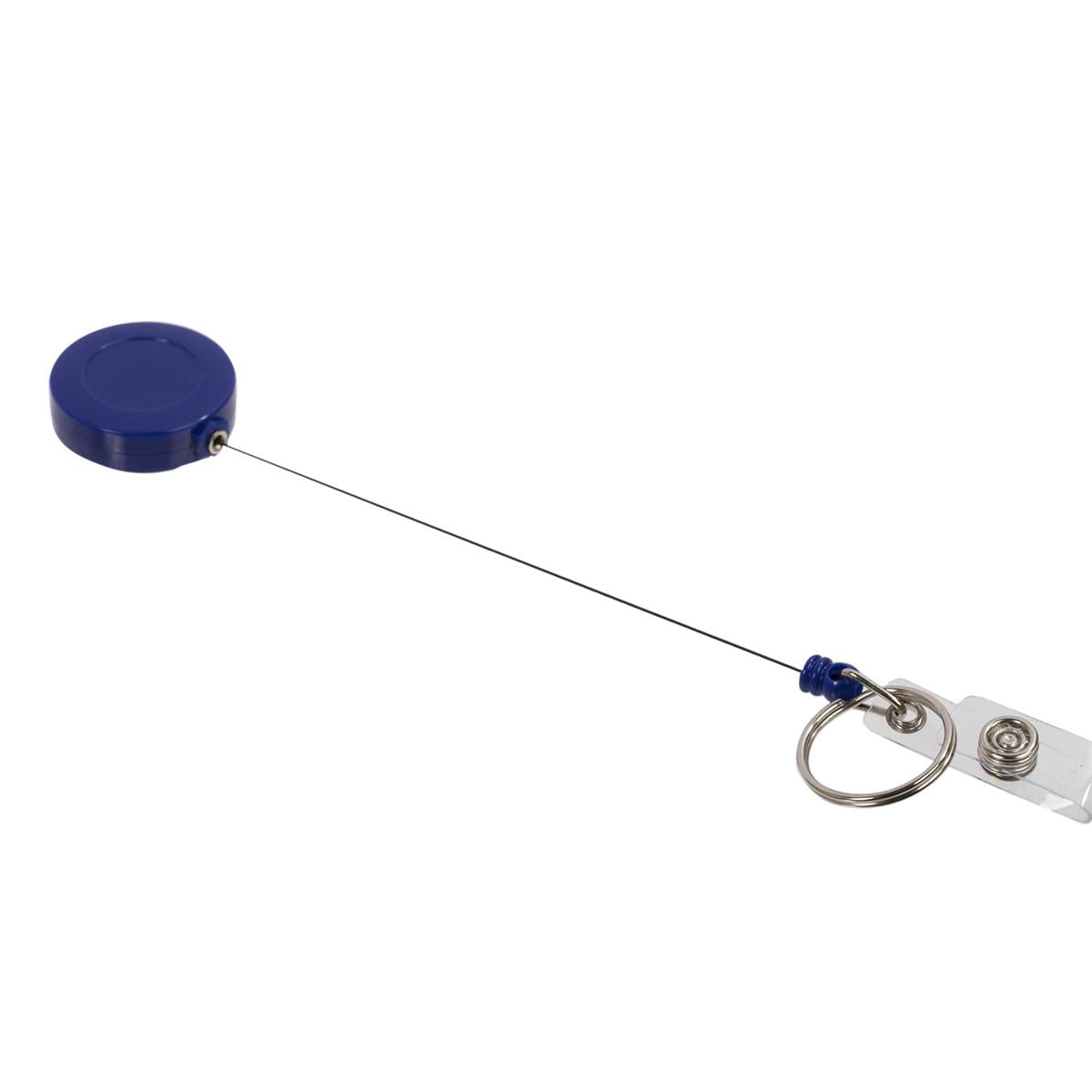 KEYCHAIN W/ I.D. HOLDER,RETRACTABLE DESK TECH - Additional View