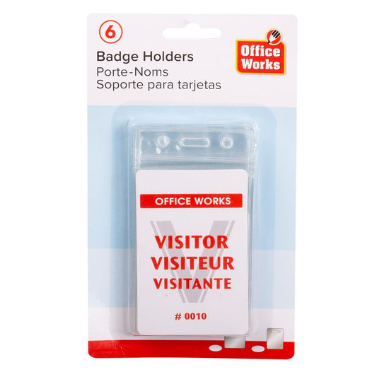 PORTE-BADGES VERTICAUX 8 PIÈCES POUR BUREAU ET APPLICATIONS TECHNIQUES
