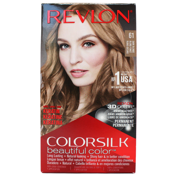 Coloration Cheveux Colorsilk #61 Blond Foncé Revlon