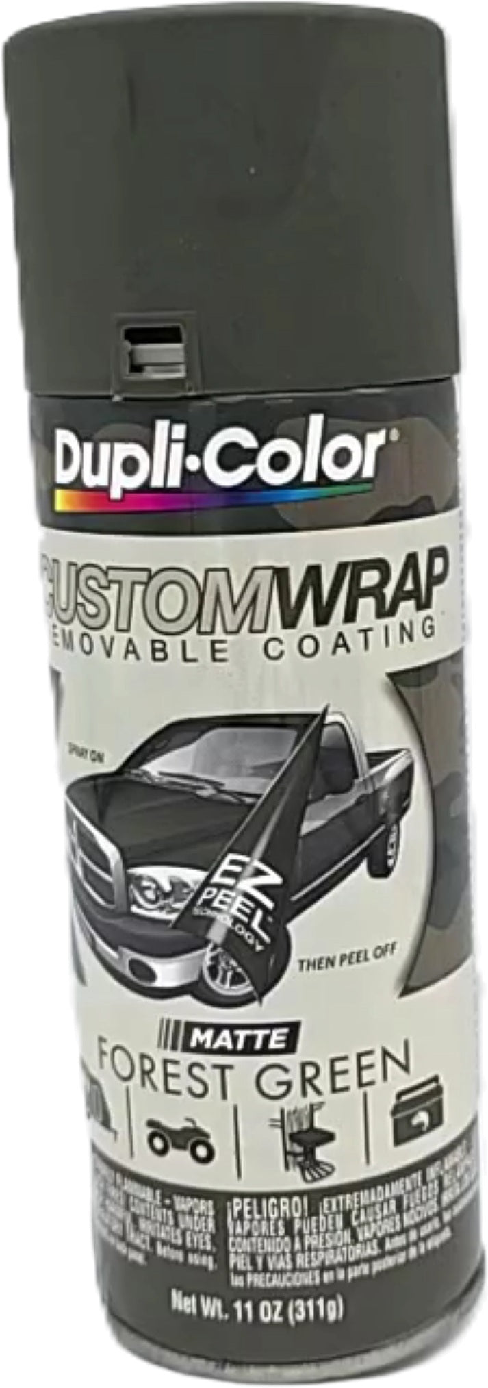 Dupli-color Custom Wrap Matte Forest Green 311g. Removable Coating