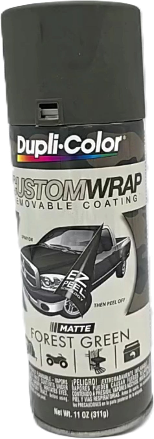 Dupli-color Custom Wrap Matte Forest Green 311g. Removable Coating