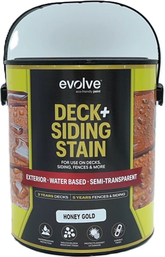 Deck + Siding Stain Honey Gold 3.78L Exterior Evolve