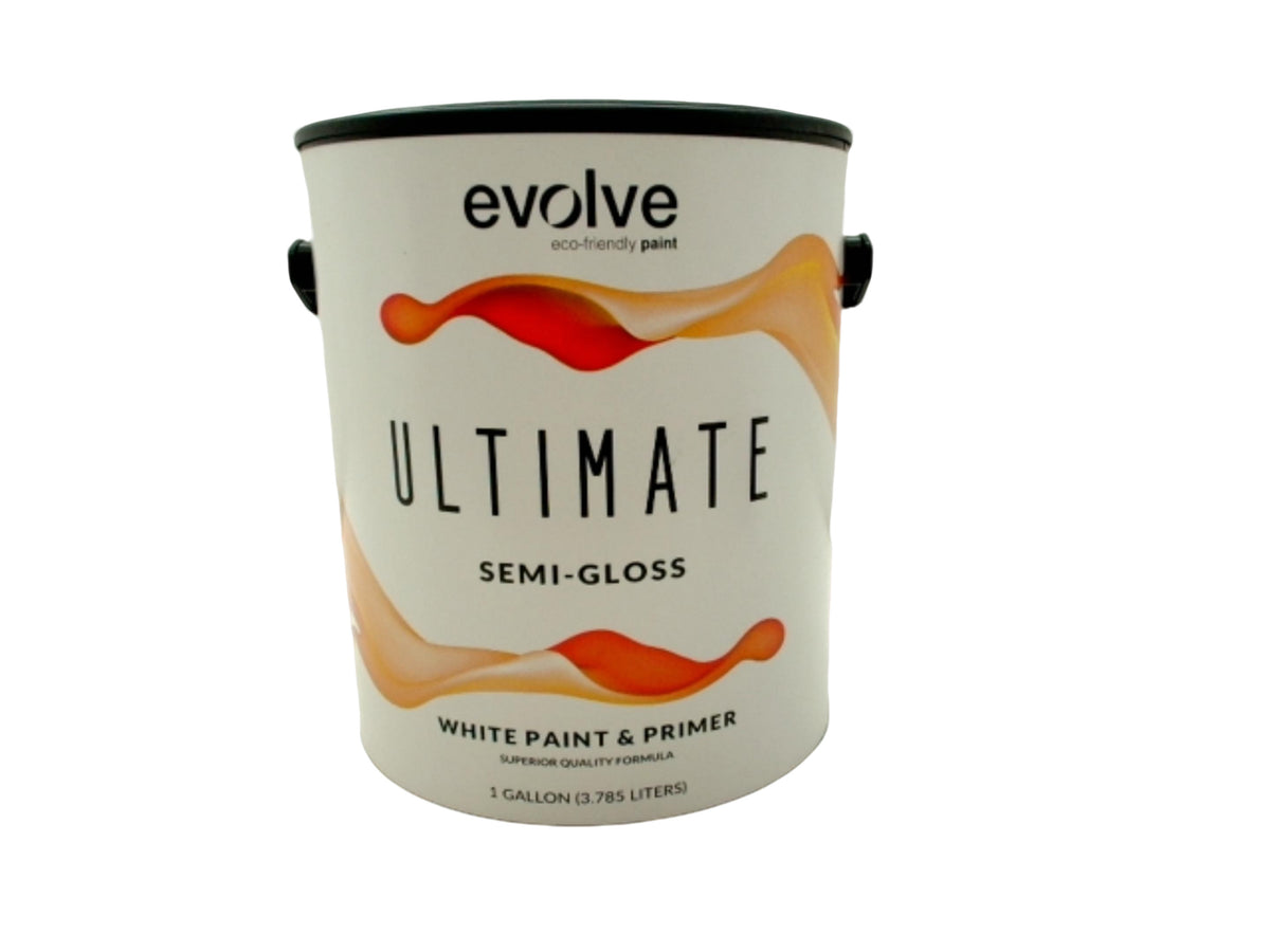 Evolve Gallon Ultimate Semi-Gloss White Paint & Primer