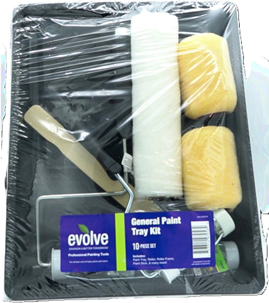 General Paint Tray Kit 10pc. Set Evolve