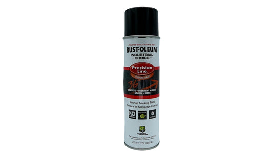 Inverted Marking Paint Black 482g. Precicsion Line Solvent Based Rust-oleum