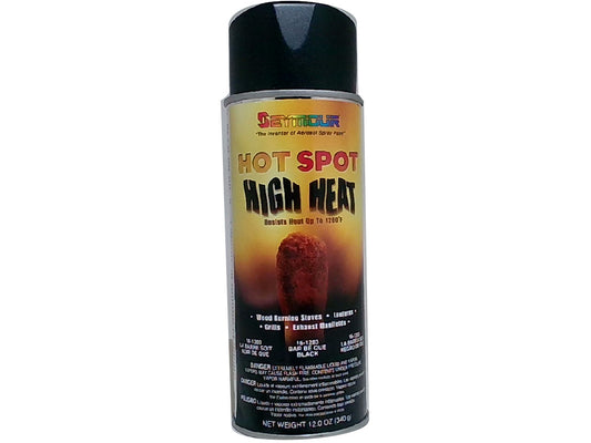 Spray Paint BBQ Black High Heat 1200°F  Seymour