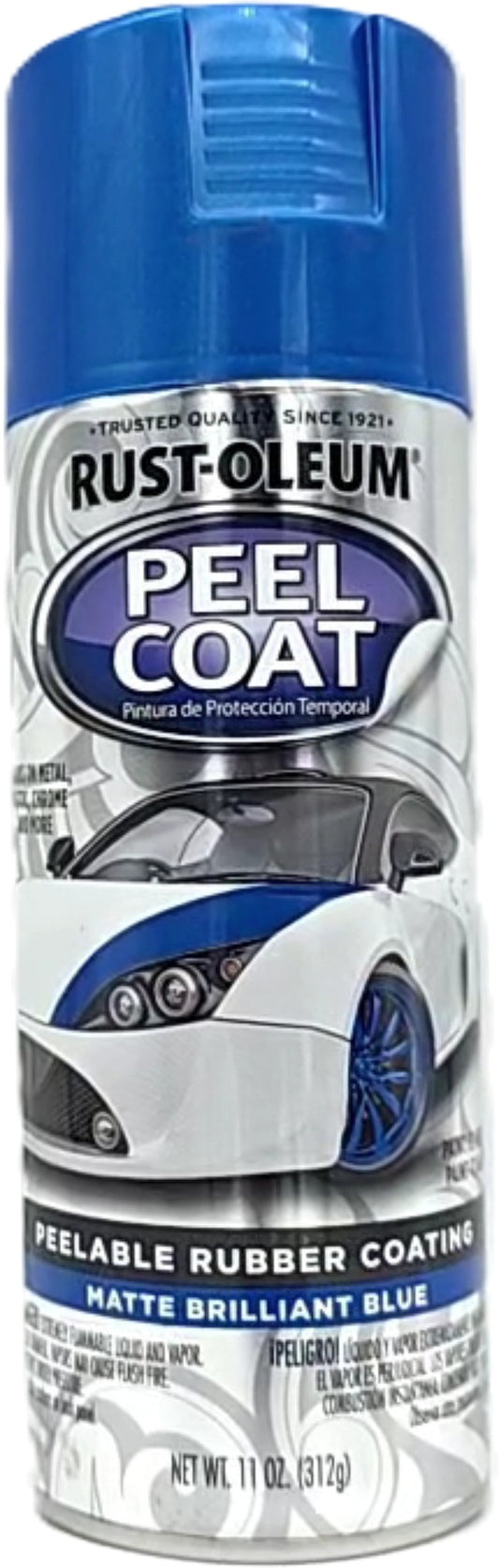 Rust-oleum Peel Coat Matte Brilliant Blue 312g. Peelable Rubber Coating