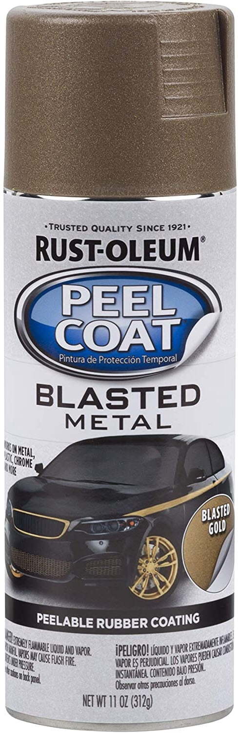 Rust-oleum Peel Coat Blasted Gold 312g. Peelable Rubber Coating