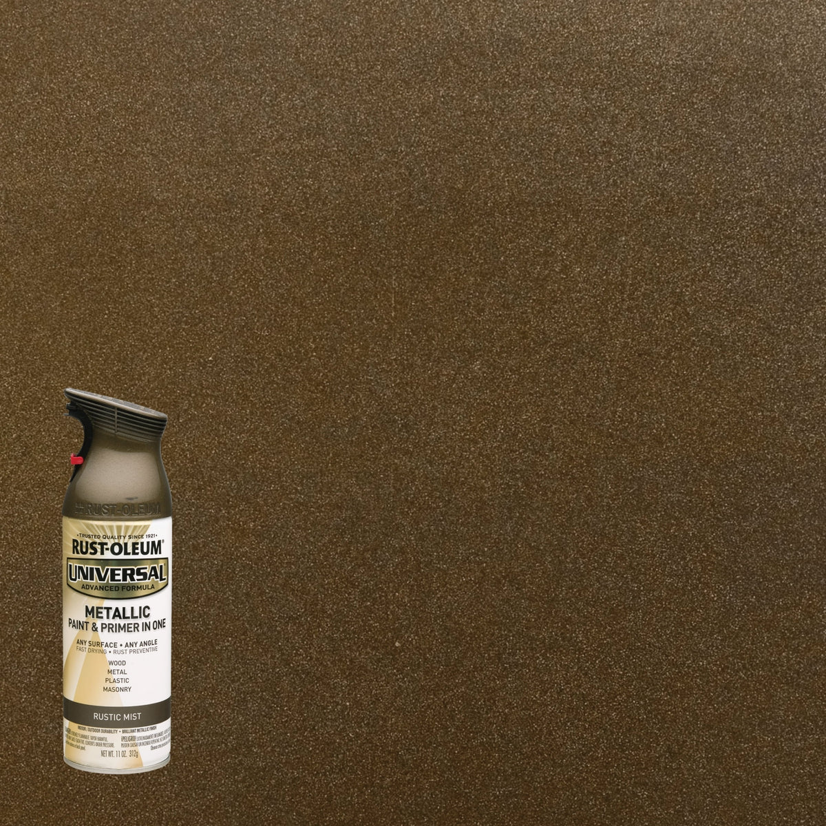 Rust-oleum Spray Paint Metallic Rustic Mist Paint & Primer 312g. - Additional View