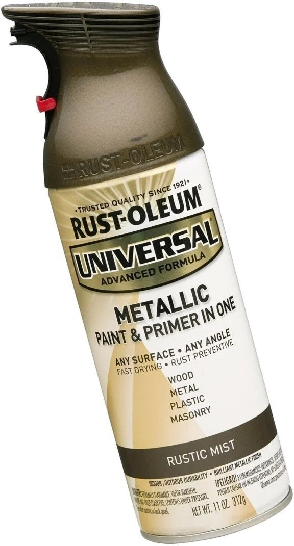 Rust-oleum Spray Paint Metallic Rustic Mist Paint & Primer 312g.