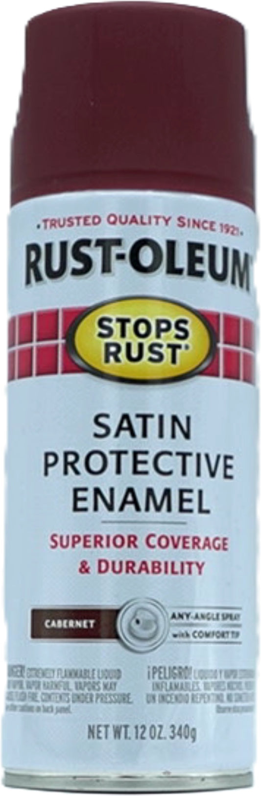 Rust-oleum Spray Paint Satin Cabernet 340g.