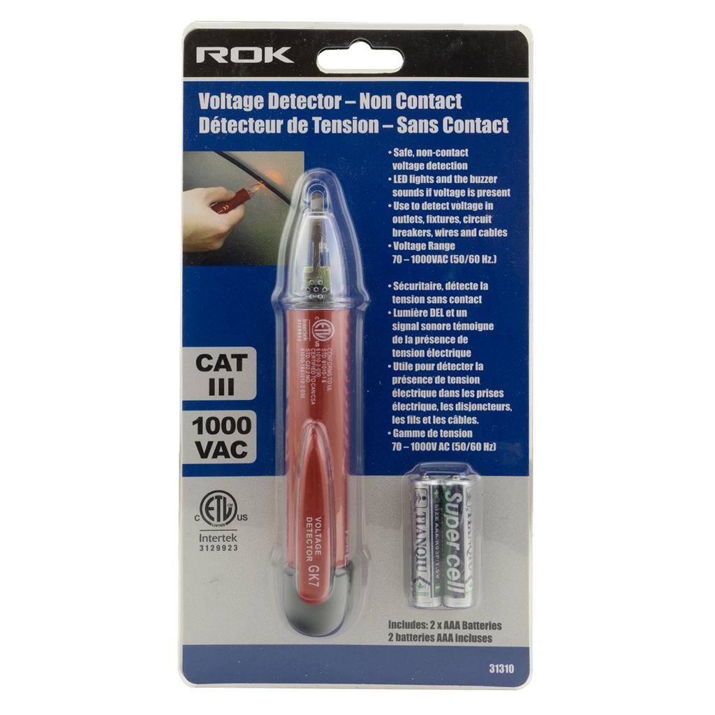 Voltage detector - non contact - senses live circuits