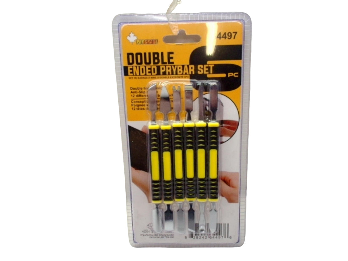 6pc. Double Ended Prybar Set Prograde