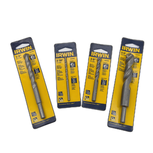 Rotary Masonry Drill Bit Assorted Sizes In Display