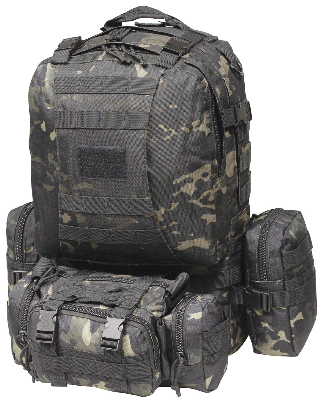 Stealth Modular Pack 50L Uniflage Mil-Spex 21"x12"x9" Backpack