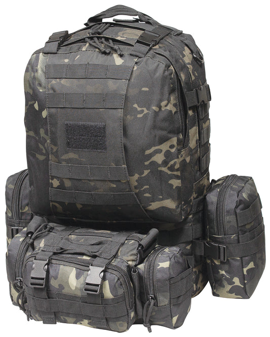 Stealth Modular Pack 50L Uniflage Mil-Spex 21"x12"x9" Backpack