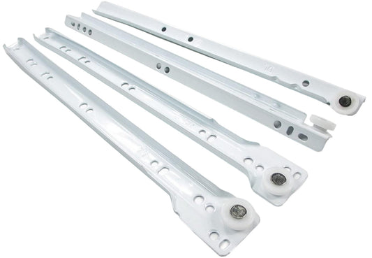 Drawer Slides 450mm White (1 Pair)