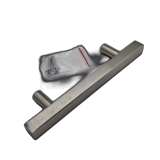 Euro Square Bar Pull 96mm Stainless Steel