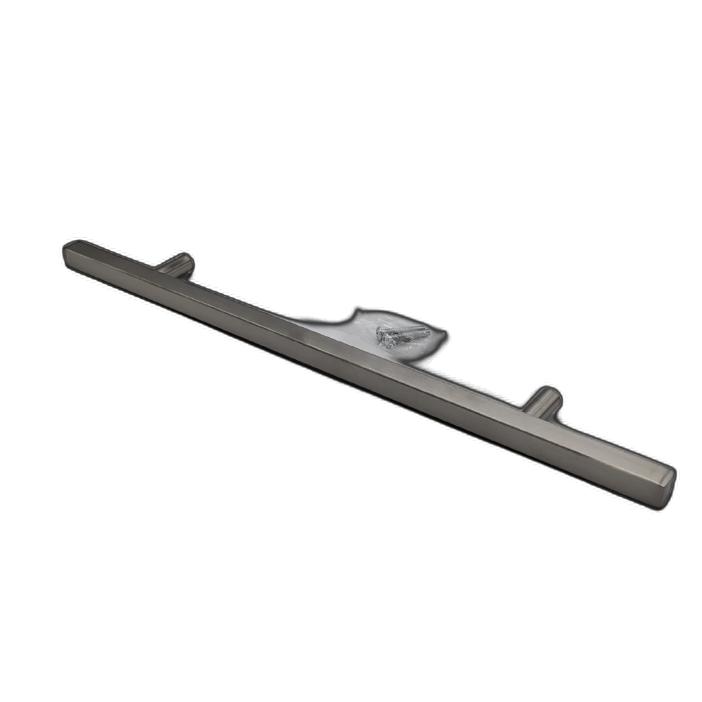Euro Square Bar Pull 224mm Stainless Steel