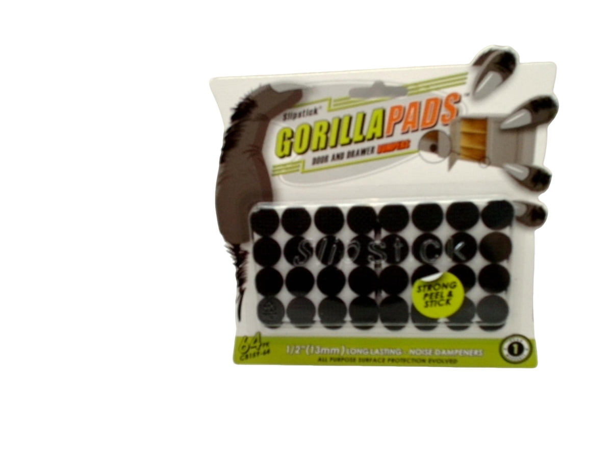Gorilla Pads Door & Drawer Bumpers 1/2" 64pk.