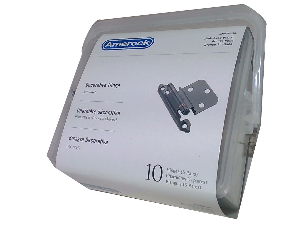 Charnière décorative lot de 10. Bronze huilé Amerock