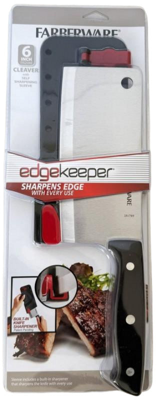 6" Cleaver W/sharpening Sleeve Farberware
