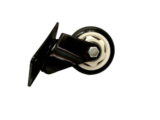 Caster Wheels Plate 3" 4pk. No Brake Black (Or b/u $6.99ea.)