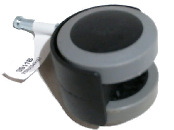 Caster 2" Twin Wheel Stem 1-5/8" Push In