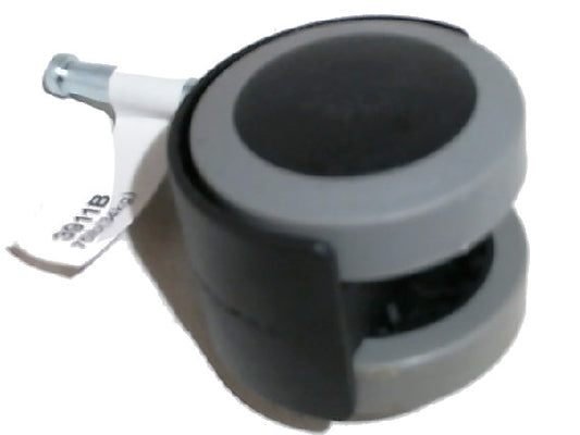 Caster 2" Twin Wheel Stem 1-5/8" Push In